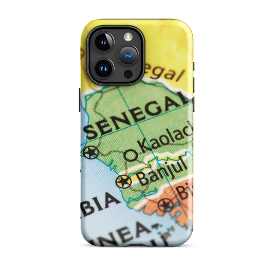 Senegal Map Tough Case for iPhone®